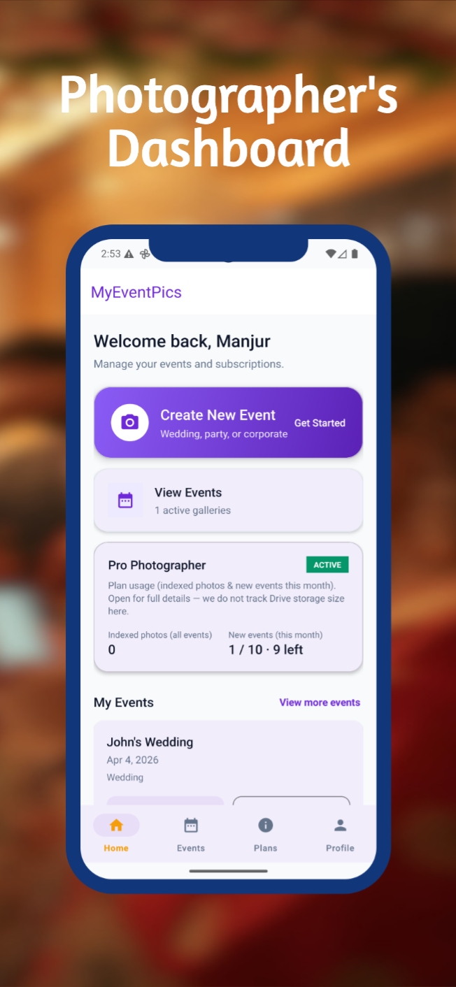 MyEventPics shot 5